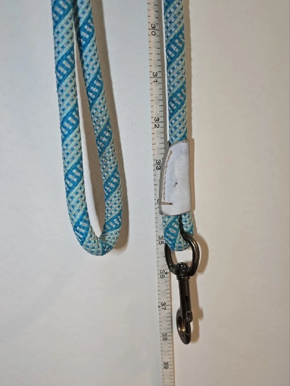 K9 EXPLORER Dog Reflective Leash Braided Blue Rope Leash with Padded Handle